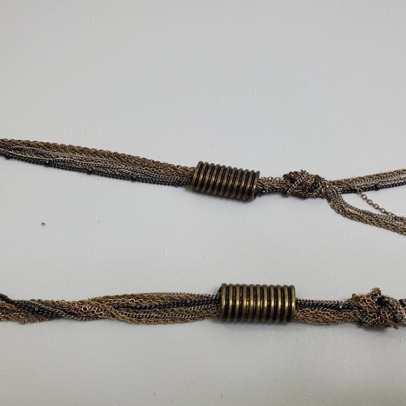 BCBG Generation Chain Mixed Metals Gold Tone Silve - Picture 4 of 8